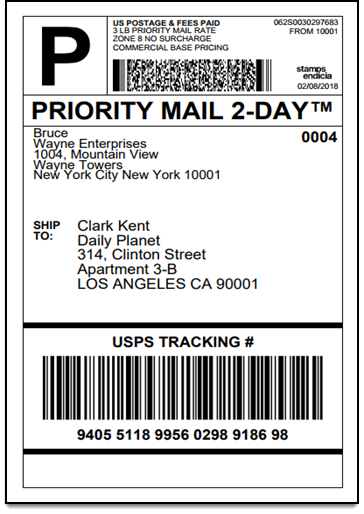 Good Pre-Return Shipping Label